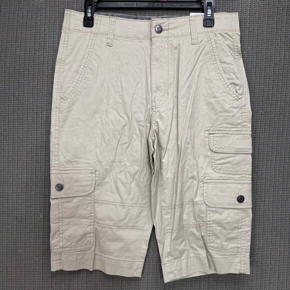 George Other - George Mens Size 30 Below The Knee Bowery Cargo Shorts Comfort Waist & Stretch
